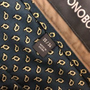 35x34 Bonobos Stretch Washed Chinos Slim Khaki